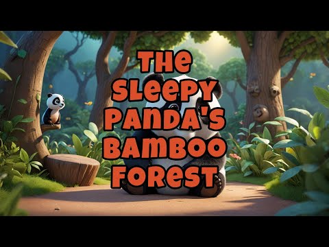 The Sleepy Panda's Bamboo Forest🌙Bedtime Stories for kids | 睡前故事 | 竹林愛睏的熊貓