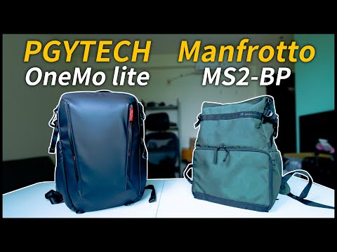 2023的尾巴一次更新相機包！| PGYTECH OneMo Lite & Manfrotto MS2-BP | 熊掌開箱子 [cc字幕]