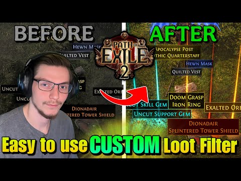 🚨YOU NEED THIS IN POE 2🚨 CUSTOM Loot Filter BEGINNER Guide | Path of Exile 2 | POE 2