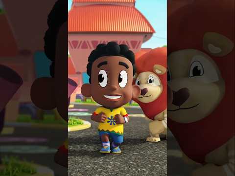 Let's Go For A Walk!😄| Kunda & Friends #nurseryrhymes #kidssongs #shorts