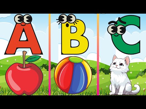 Abc & 123 for Kindergarten | Abc Phonics Song | Alphabet Learning | Nursery Rhymes | A for Apple