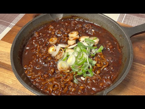 Korean Spicy Black Noodles