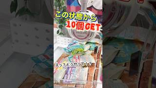 【クレーンゲーム】ピュレグミこの状態から大量GET☆ #クレーンゲーム #グミ #ハロウィン #お菓子 #ゲーセン #shorts #大量