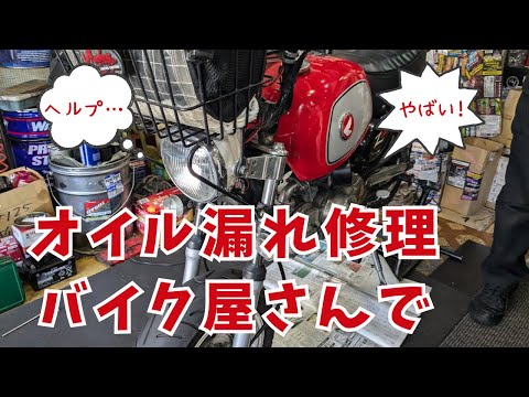 モンキーオイル漏れ修理をバイクドクターさんで行いました【88ccカスタムモンキーで遊ぶ #174】