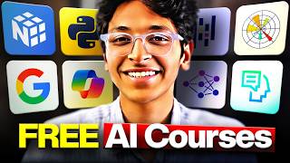 Best FREE AI Courses for Beginners in 13 Minutes 🔥| Become an AI Engineer in 2024