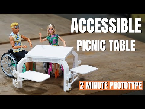 Accessible Picnic Table - 2 Minute Prototype