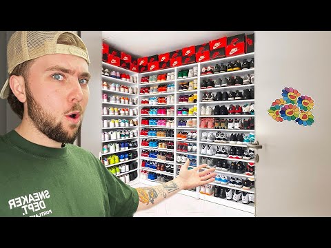 My $100,000 Sneaker Room Tour!