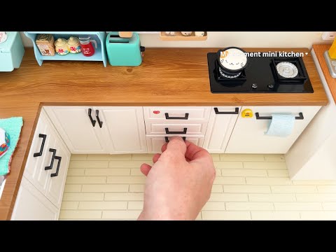 Miniature kitchen set installation ✨ASMR ✨Re-ment collection✨