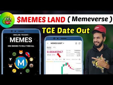 Memeland $MEMES Token withdrawal on chain | Memes Token On tonkeeper & Hotcoin exchange deposit