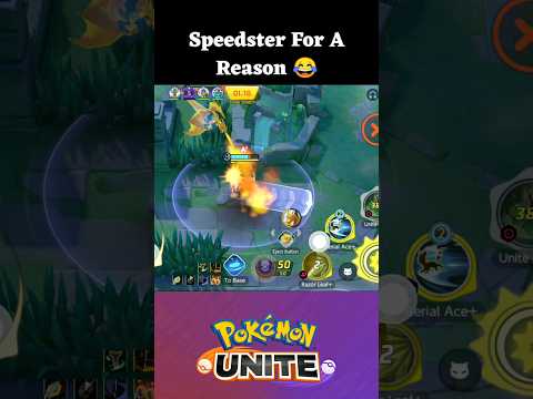 Speedster For A Reason 😂|| Pokemon unite