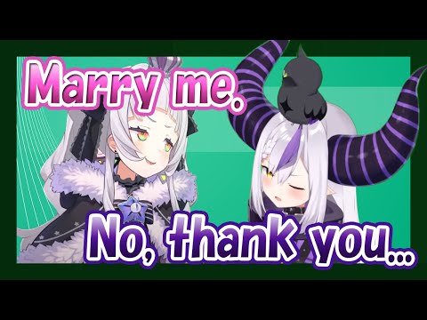 Laplus declines a marriage proposal.[ENG SUB/hololive]