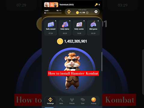 How to install Hamster Kombat #hamsterkombat #shorts#ytshorts