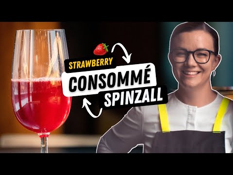 How to make STRAWBERRY consommé with Spinzall culinary CENTRIFUGE