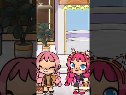 Ava Chan eats ice cream with her friend #avatarshorts #shortvideo #tocalifeworld #avatarworld