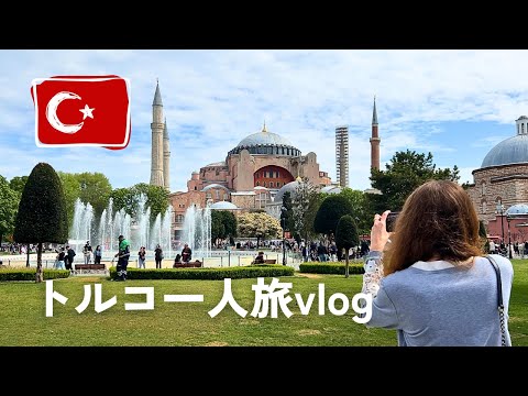 初トルコひとり旅vlog1🇹🇷大混雑のイスタンブール観光