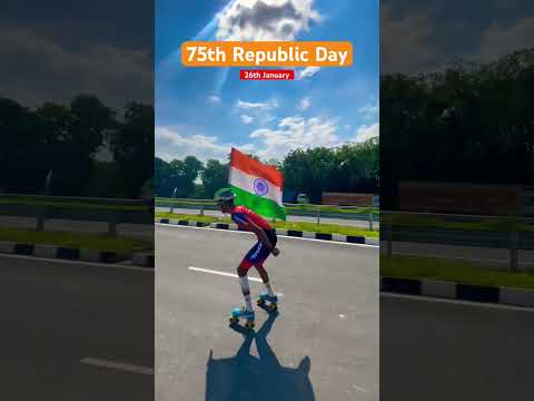 75th Republic Day #republicday #26january #india #youtubeshorts #shorts #skating #skatingvideos