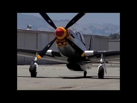 P- 51 MUSTANG Return from flying demo