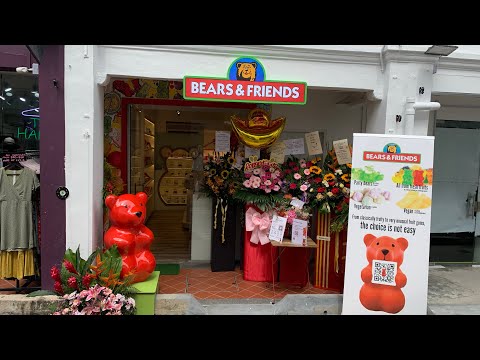 Bears and Friends - Landed in Singapore! Haji lane!