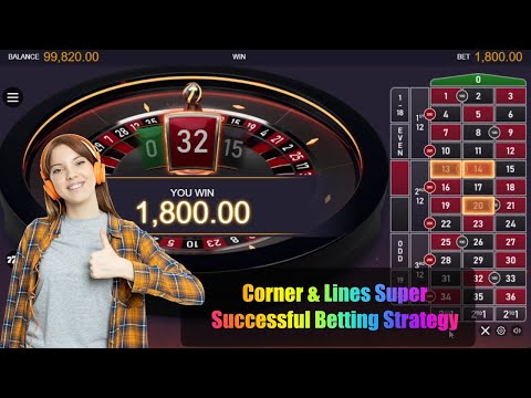 Corner & Lines Super Successful Betting Strategy to Win at Roulette