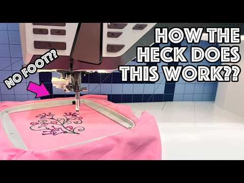 Convert ANY Home Sewing Machine To Embroider Without A Foot!