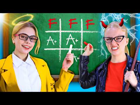 We Survived the World's Strictest Teacher! Good vs Bad Teacher By Crafty Hype