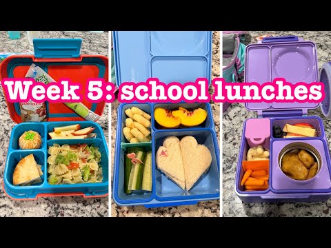 NEW 2023 Weekly School Lunches / School Bento Lunches / Back to School Lunches