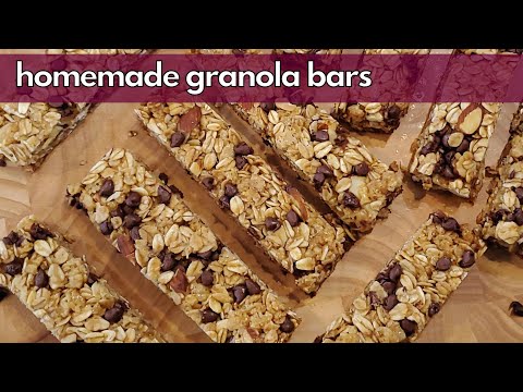 How to Make Granola Bars at Home! | Easy Recipe!