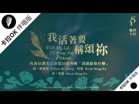 【我活著要稱頌祢 With My Life, I'll Bring You Praise】官方敬拜卡拉OK版MV (無人聲 純樂器伴奏/伴唱 Instrumental) - 讚美之泉敬拜讚美 (29)