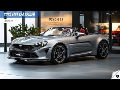 New 2025 Fiat 124 Spider Unveiled - Roadster Car Ready to Compete with Mazda Miata?