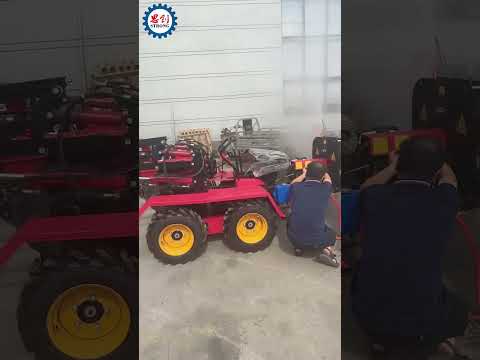 Mini Wheeled Tractor with Pesticide Sprayer for Sale #minicultivator #farming #cultivator #machine