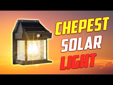 Cheapest solar light/Lamp unboxing || best light for garden and outdoor area || #unboxing #solar