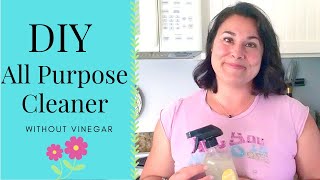 DIY All Purpose Cleaner Without Vinegar