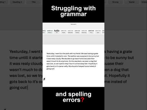 Become a Grammar Pro Instantly with Microsoft Copilot!  #copilot #grammar #microsoft