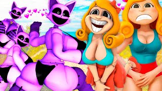 NEW CATNAP WOMAN ARMY VS MISS DELIGHT FAMILY POPPY PLAYTIME CHAPTER 3 In Garry's Mod