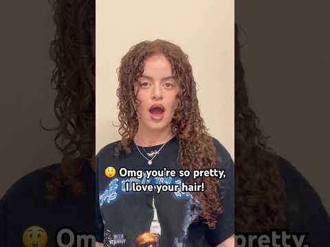 JUST SAY THANK YOU #curlyhair #relatable #curlyhairstyles #fyp #shorts  #curls #foryou #shortsviral