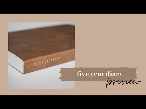 Five Year Diary - Sneak Preview| Sterling Ink