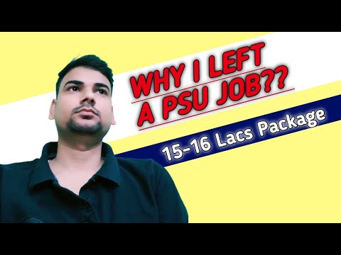 WHY I LEFT A PSU JOB? | 15 LACS PACKAGE JOB | A MINI RATNA CATAGORY PSU | NHPC LTD | CMA STUDENTS