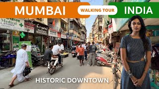 Mumbai India walking tour 2024 🇮🇳 Downtown Walk