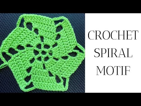 Crochet Spiral Motif