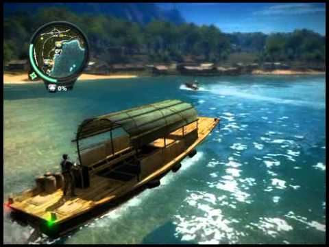 Just Cause 2 random boat