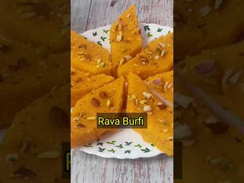 Rava Burfi#ravaburfi #burfi #sweet #sweetrecipe #shorts #trending #youtubeshorts