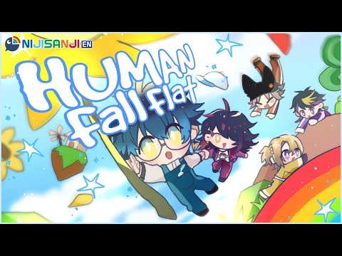 【HUMAN: FALL FLAT】What do we do when the bois fall down?【NIJISANJI EN | Ike Eveland】