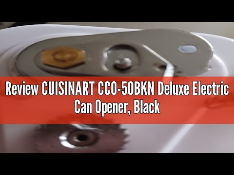 Review CUISINART CCO-50BKN Deluxe Electric Can Opener, Black