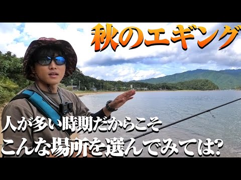 【脱堤防】人が多くてエギングしづらい…釣れない。と悩む方に試して欲しい！意外とこんな場所にもイカはいるんです。