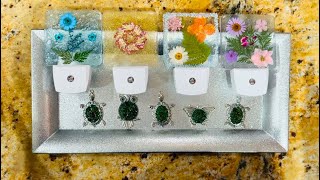 #13 Resin Art Dried Flowers Night Lights & Jade Gemstone Jewelry Pendants all with UV Resin!