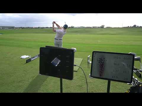 Full Swing KIT Head to Head with TrackMan TM4 at the PGA Merchandise Show 2024 Demo Day