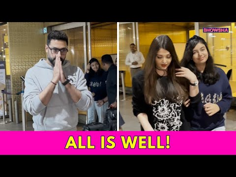 Abhishek & Aishwarya Refute Rumours Once Again, Return From Vacation Together With Aaradhya I WATCH