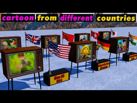 BEST CARTOONS FROM DIFFERENT COUNTRIES COMPARISON [3D]