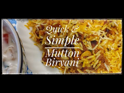 How to Make Quick & Easy Mutton Biryani at Home Restaurant Style | Dum Kachi Biryani | Anees