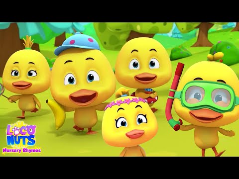 Five Little Ducks, Nursery Rhyme And Kids Song by Loco Nuts Nursery Rhymes